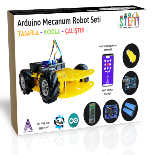 Arduino Mecanum Robot Seti