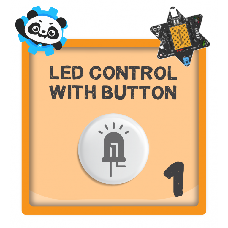 KarBoard Proje1: Buton İle Led Kontrolü