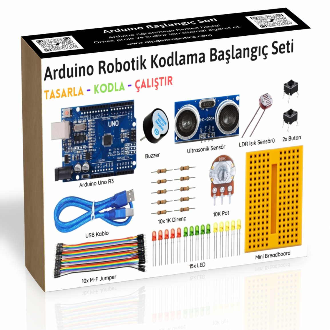 Arduino Uno R3 Başlangıç Seti Satın Al