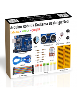 Arduino Uno (Klon) R3 Başlangıç Seti 44 Parça