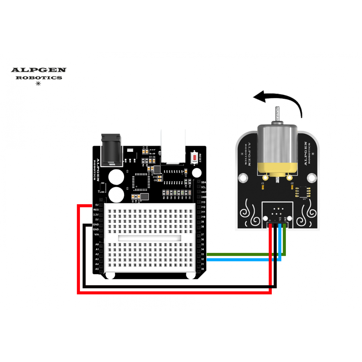 Dc Motor Fan Modülü Arduino Sensör Modülleri Satın Al Alpgen Robotics