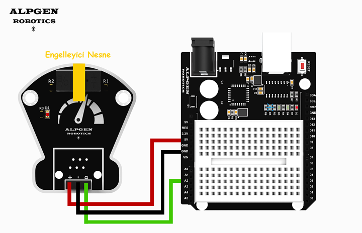 arduino motor hız sensör devresi ve örnek kod
