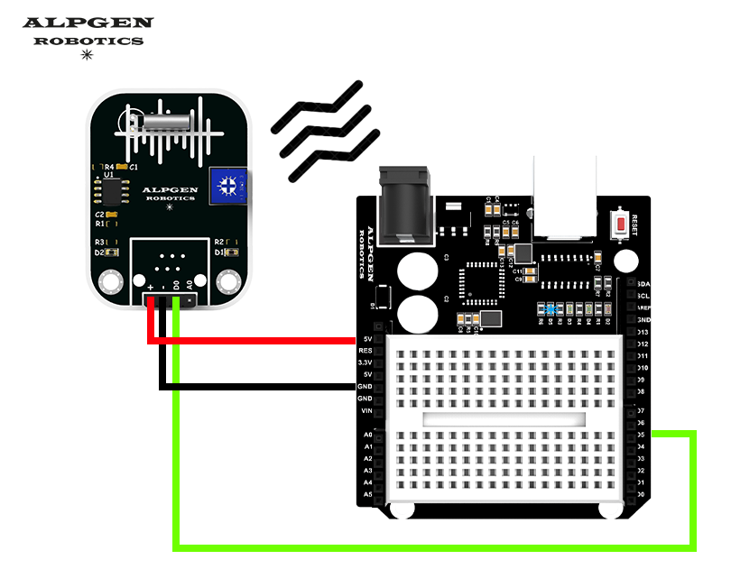 arduino titreşim sensör devresi ve örnek kod