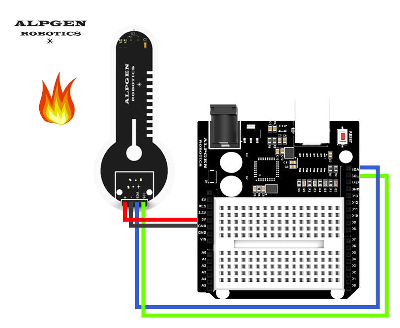 arduino sht31 sıcaklık ve nem sensör devresi ve örnek kod